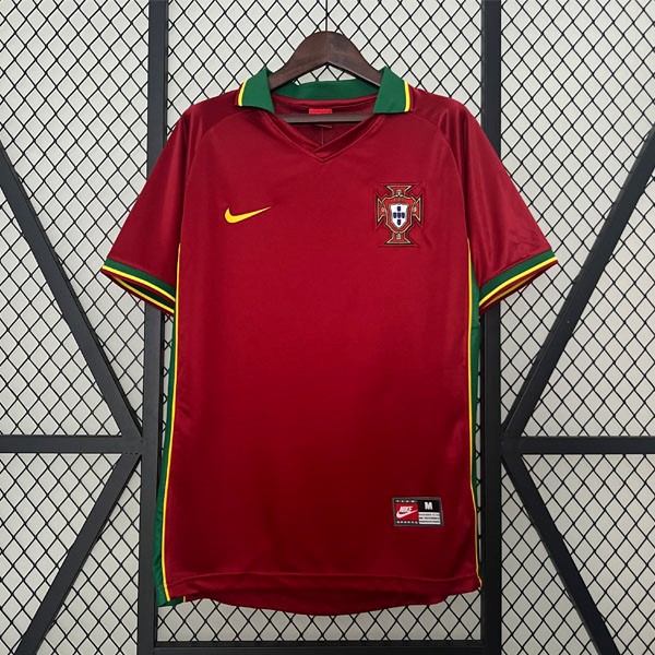 Tailandia Camiseta Portugal Replica Primera Ropa Retro 1997 1998